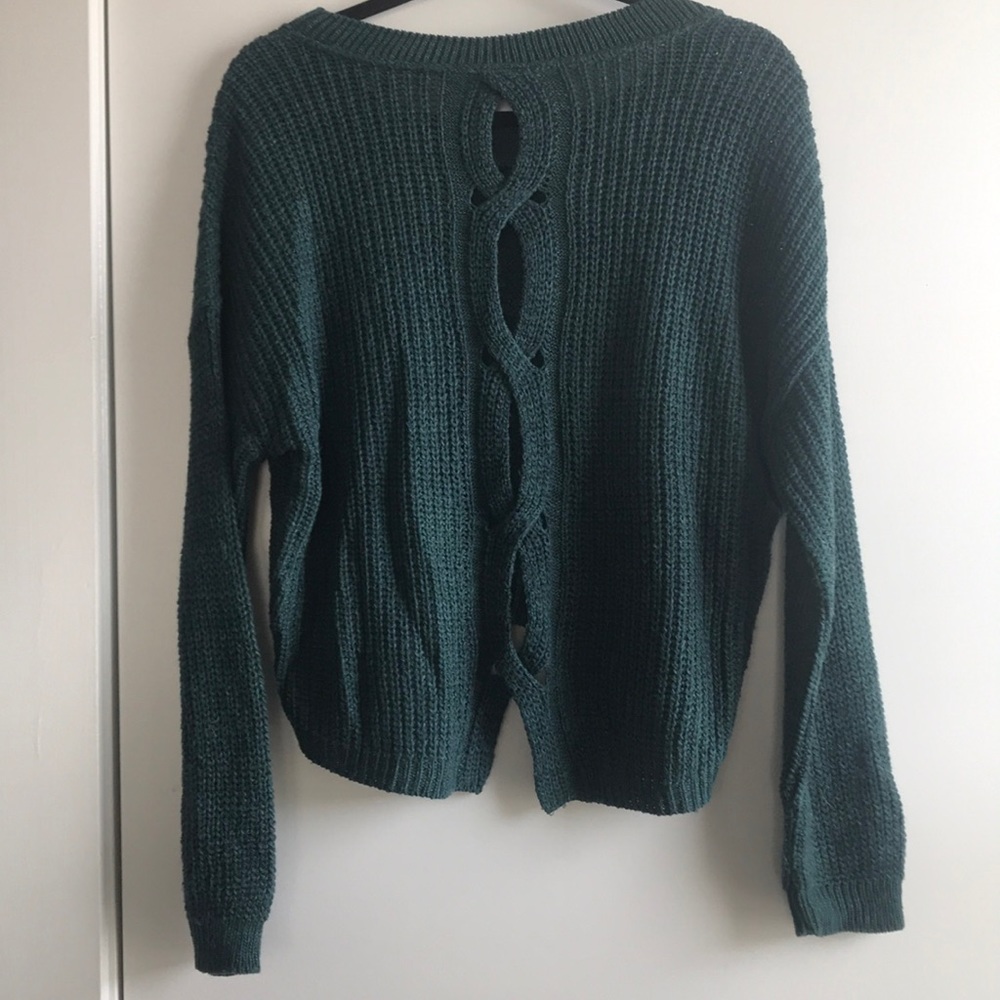 Express Sweater- High/low with back detail
